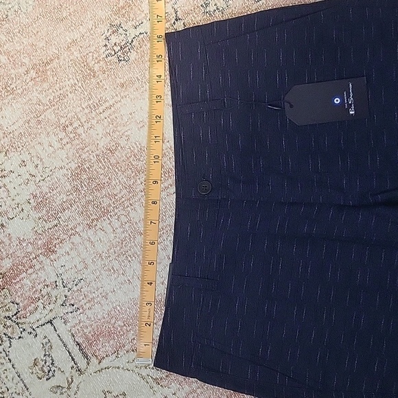 The Original Ben Sherman Men's Blue Regular Fit Stretch Shorts - Size 32 - Picture 8 of 12